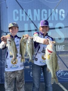 Boerne Bass Club student anglers at a 2026 season tournament